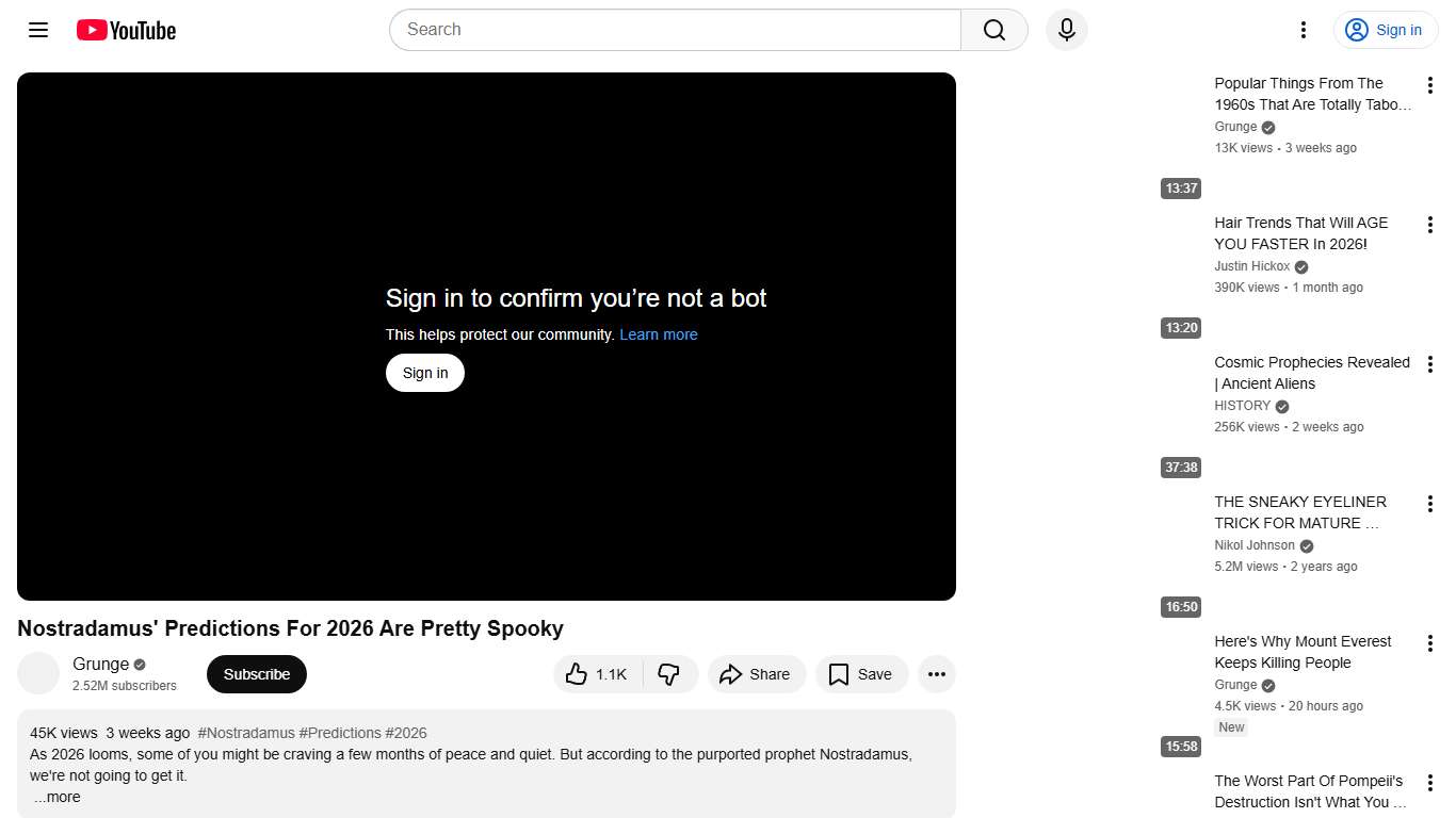 Nostradamus' Predictions For 2026 Are Pretty Spooky - YouTube
